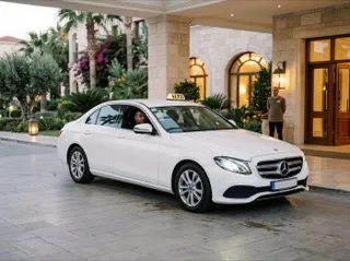 Mercedes E220 taxi transfer in Cyprus